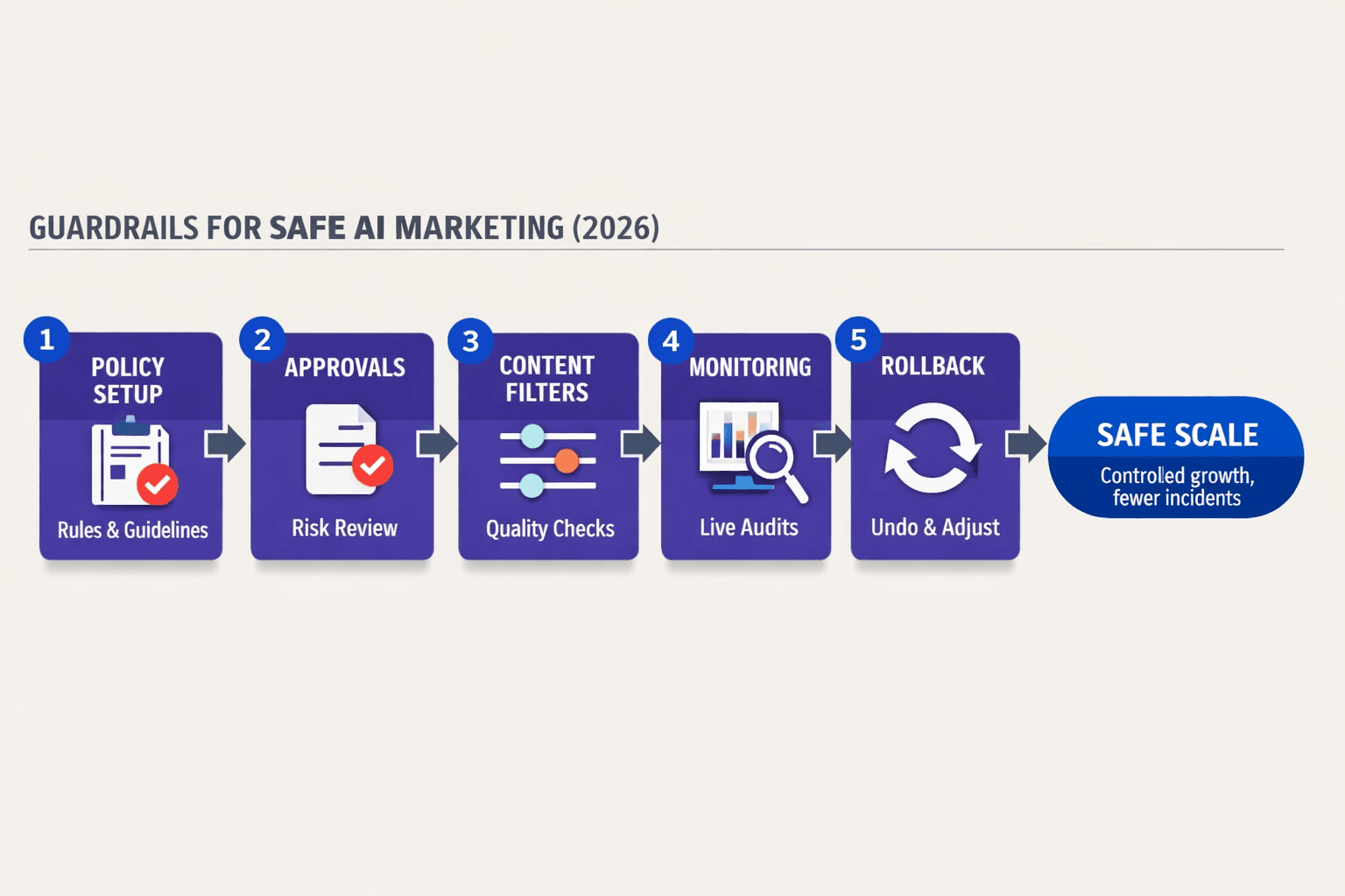 The Guardrails That Will Define Safe AI Marketing in 2026 - Mygomseo