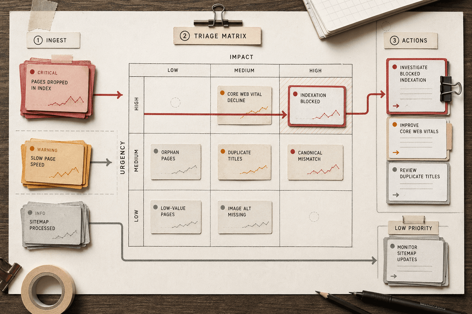 Part 2 Build Your Alert Triage Matrix for Technical SEO Monitoring - Mygomseo