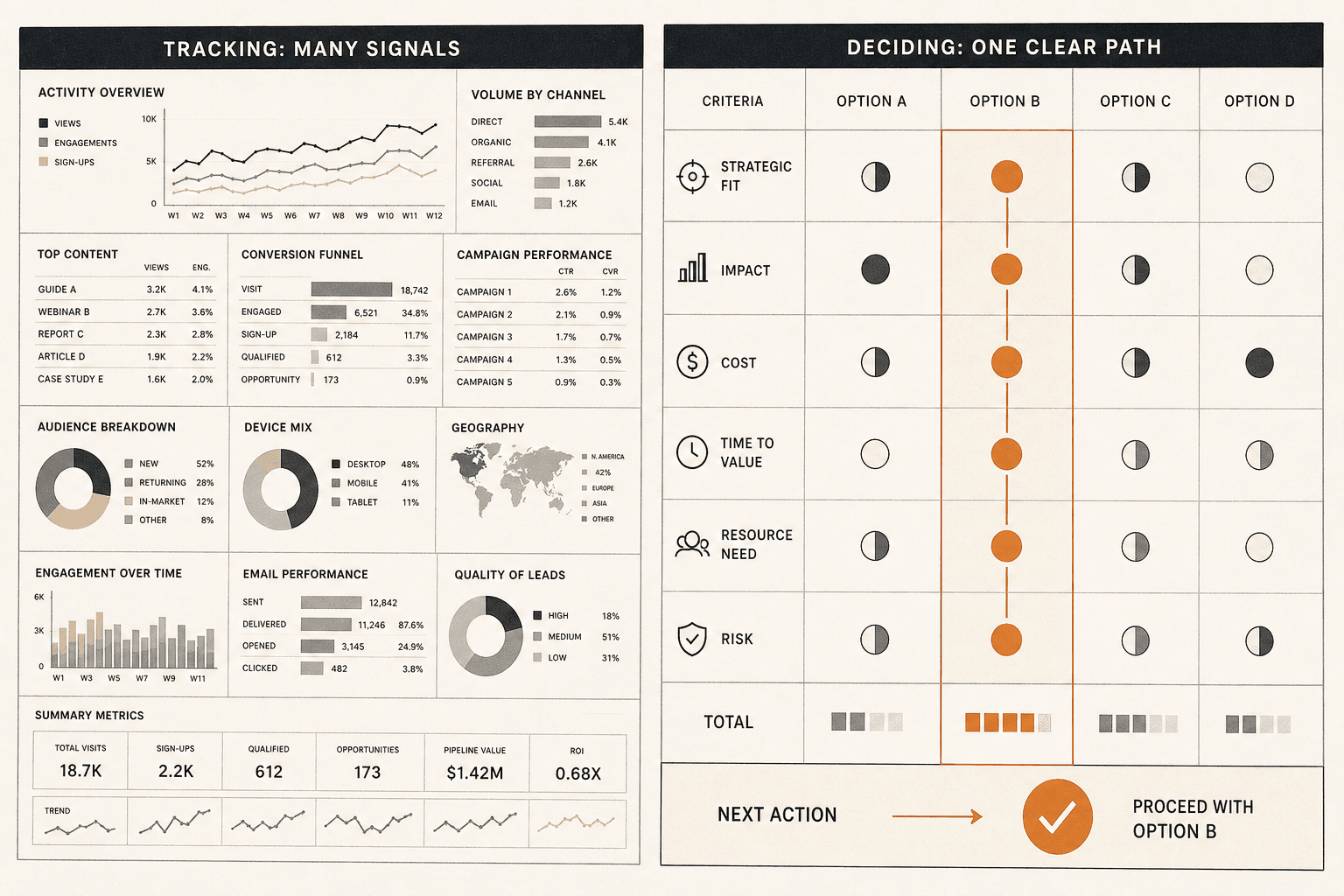 Why Decision Making Fails When Dashboards Just Report - Mygomseo