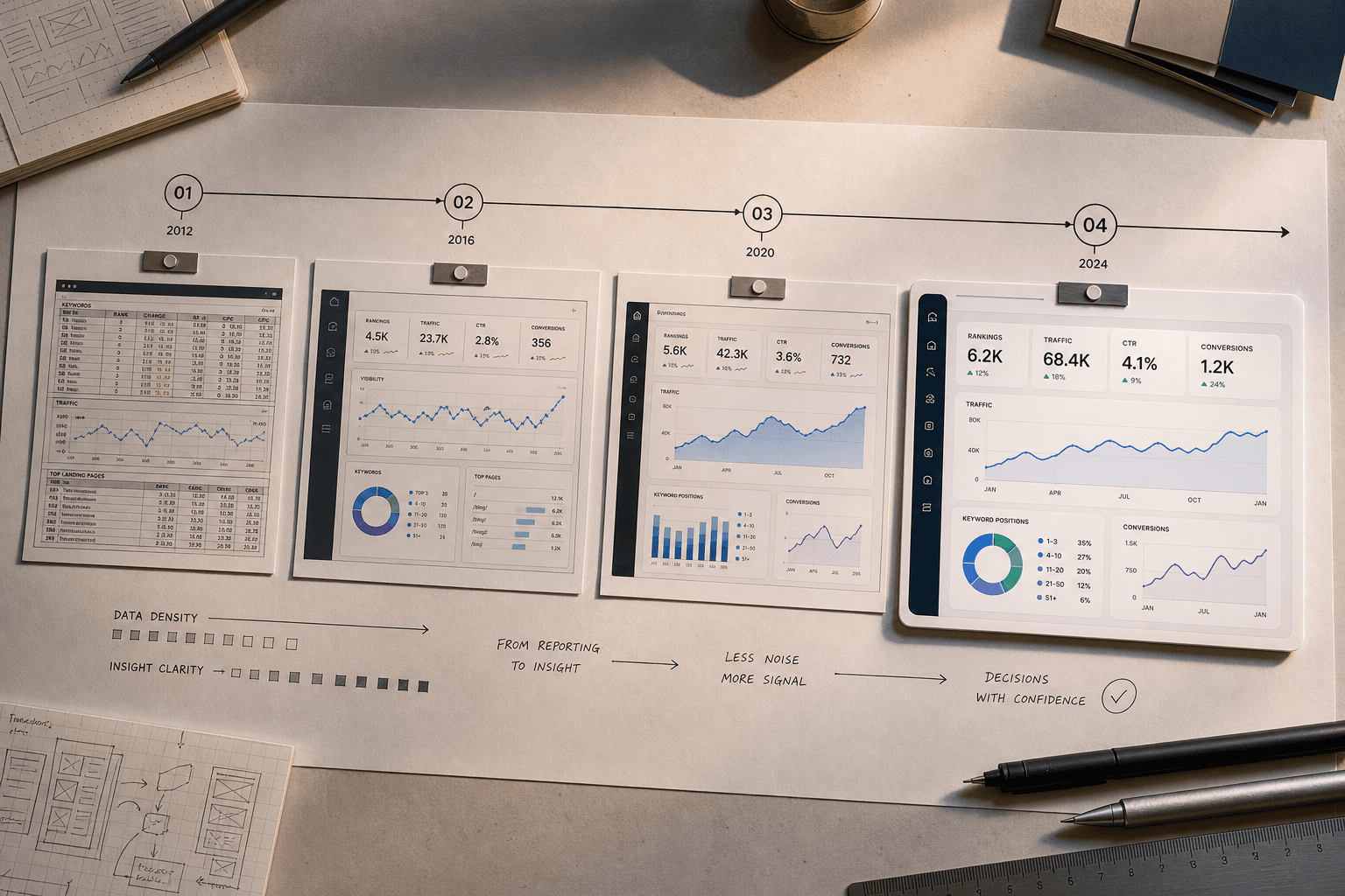 Current State of Dashboard Design and SEO Reporting - Mygomseo