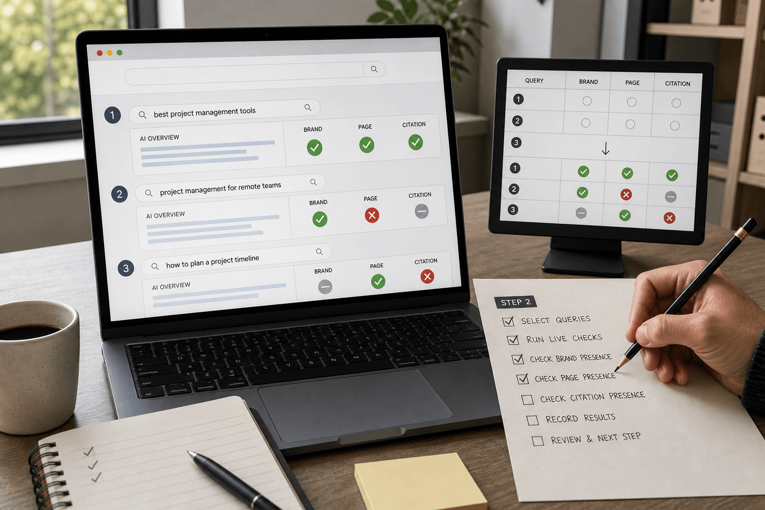 Step 2 Set up your ai overview checker workflow - Mygomseo